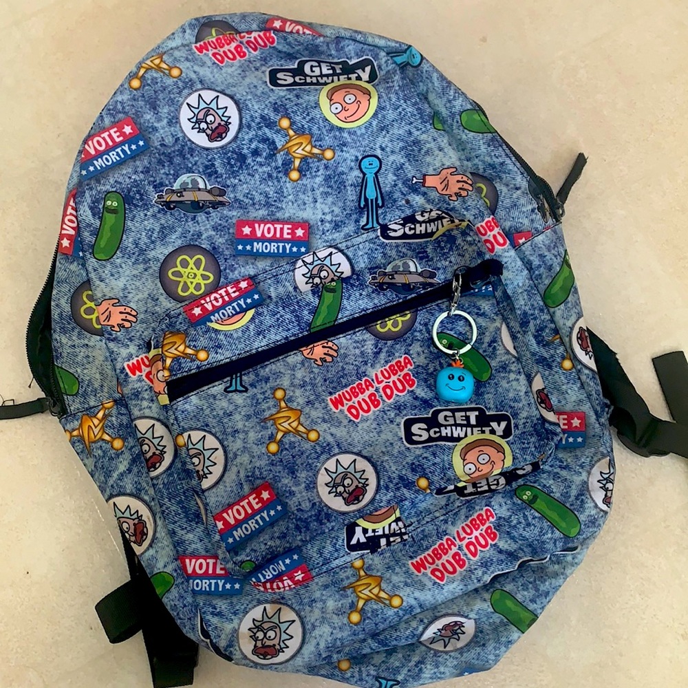 Rick & Morty Bookbag